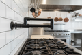 Wall-Mounted Pot Filler Tap Matte Black