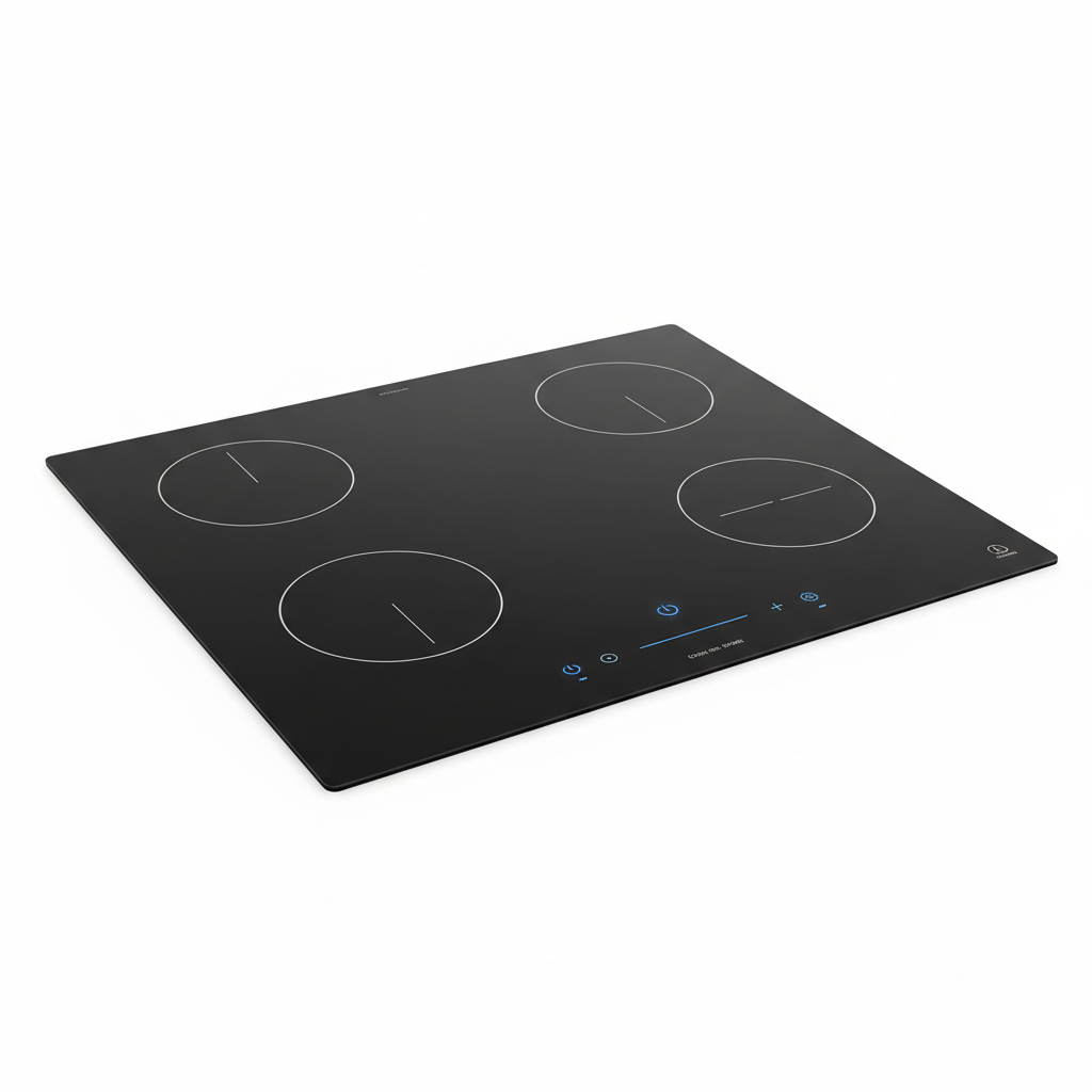 Built-In Black Glass Induction Cooktop