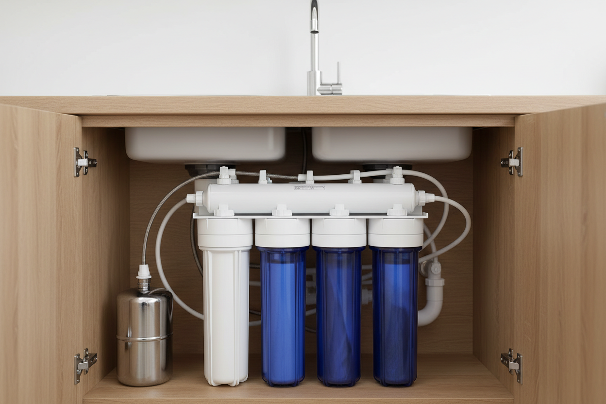 Under-Sink Water Filter System 5-Stage Filtration