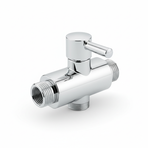 Chrome Quarter-Turn Stop Valve