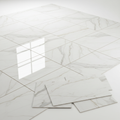 Marble-Effect Porcelain Floor Tiles